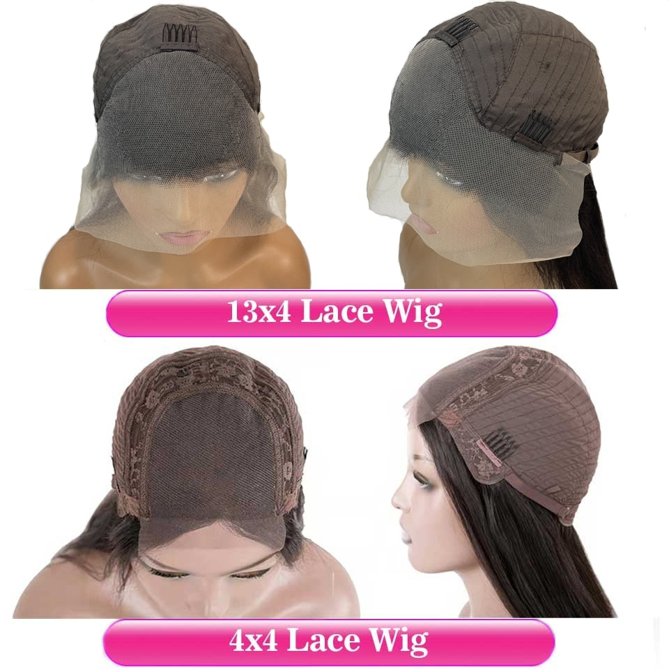 "GINNY" Ombre Honey Blonde Highlight Colored Deep Wave Frontal Wig