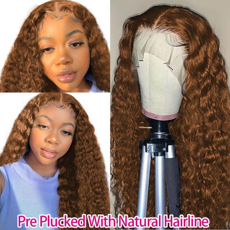 "Aliza" Long Kinky Curly HD 13x6 Highlight Wig