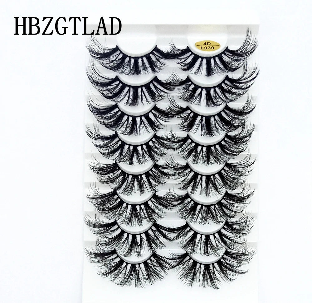 5-8 Pairs 25mm  Dramatic Volume Wispy Mink Lashes