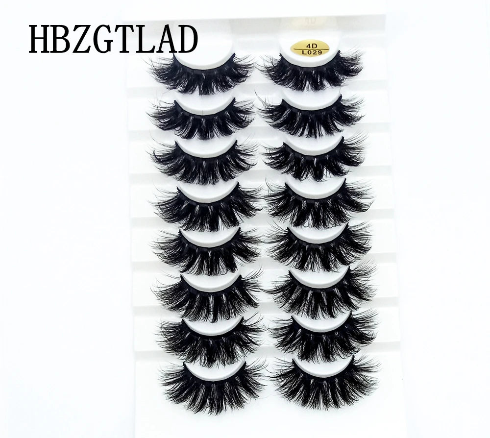 5-8 Pairs 25mm  Dramatic Volume Wispy Mink Lashes