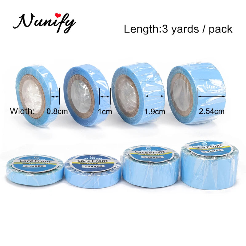 Hair System Tape Double Side Walker Tape Ultra Hold Hair Extension Tapes For Lace Closure 0.8Cm 3Yards/Roll Lace Front Wig Glue