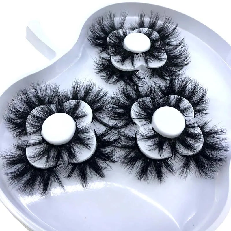 9 Pairs 8-25 mm 3D Wispy Natural Mink Lashes