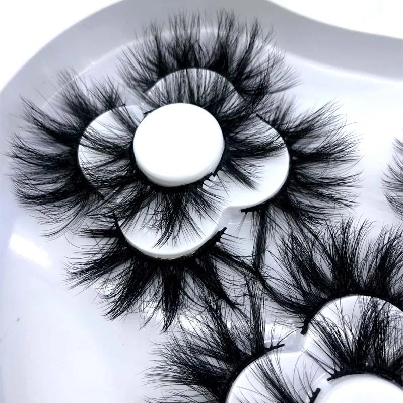 9 Pairs 8-25 mm 3D Wispy Natural Mink Lashes