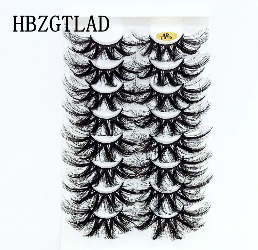 5-8 Pairs 25mm  Dramatic Volume Wispy Mink Lashes