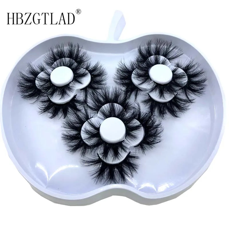 9 Pairs 8-25 mm 3D Wispy Natural Mink Lashes