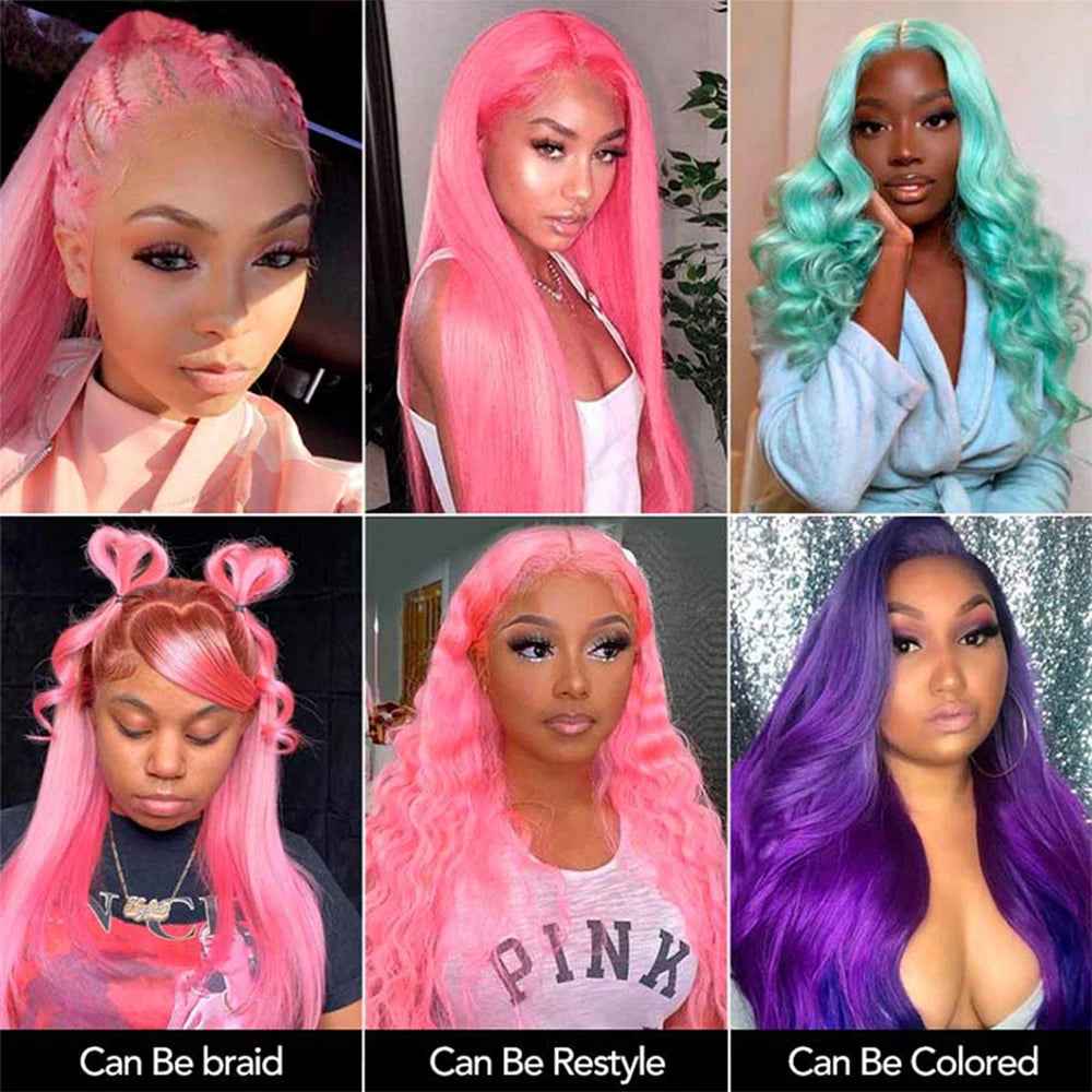 PUSSC Pink Lace Front Wig