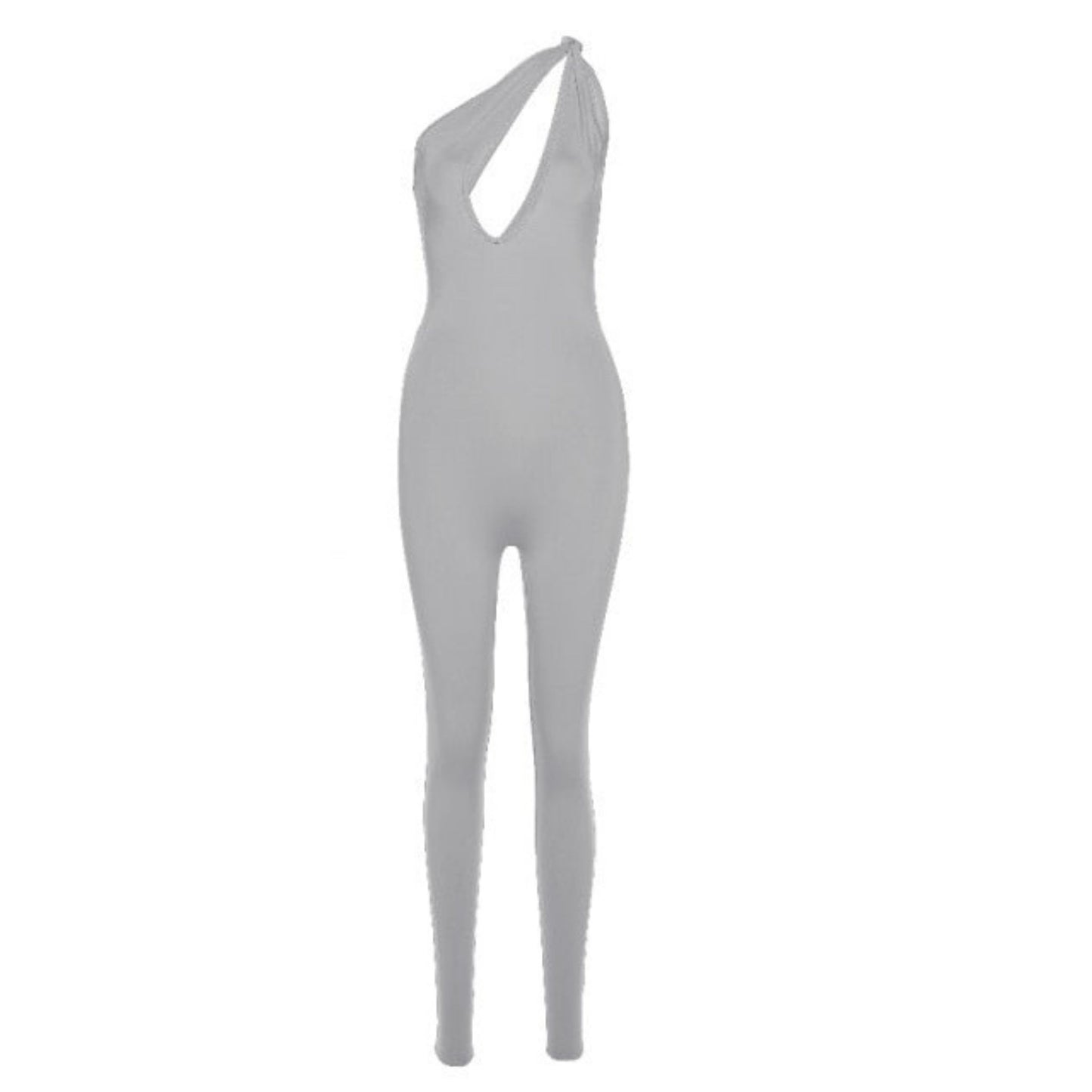 Baddie One Shoulder Sexy Cut Out  Jumpsuit