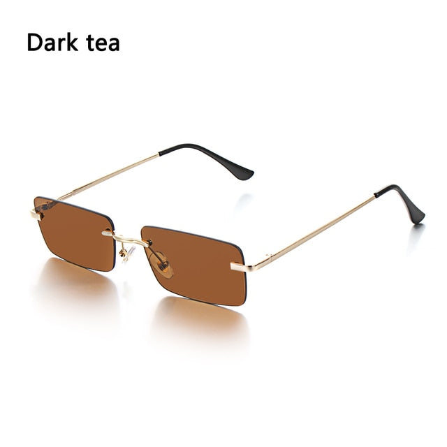 "Its Giving Dearra" Small Rectangle Sunglasses