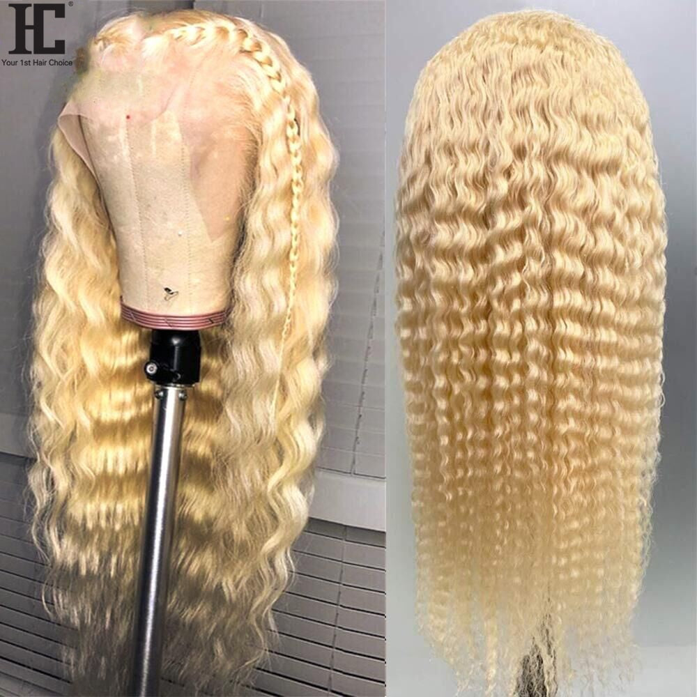 613 Blonde  Deep Wave  Wig