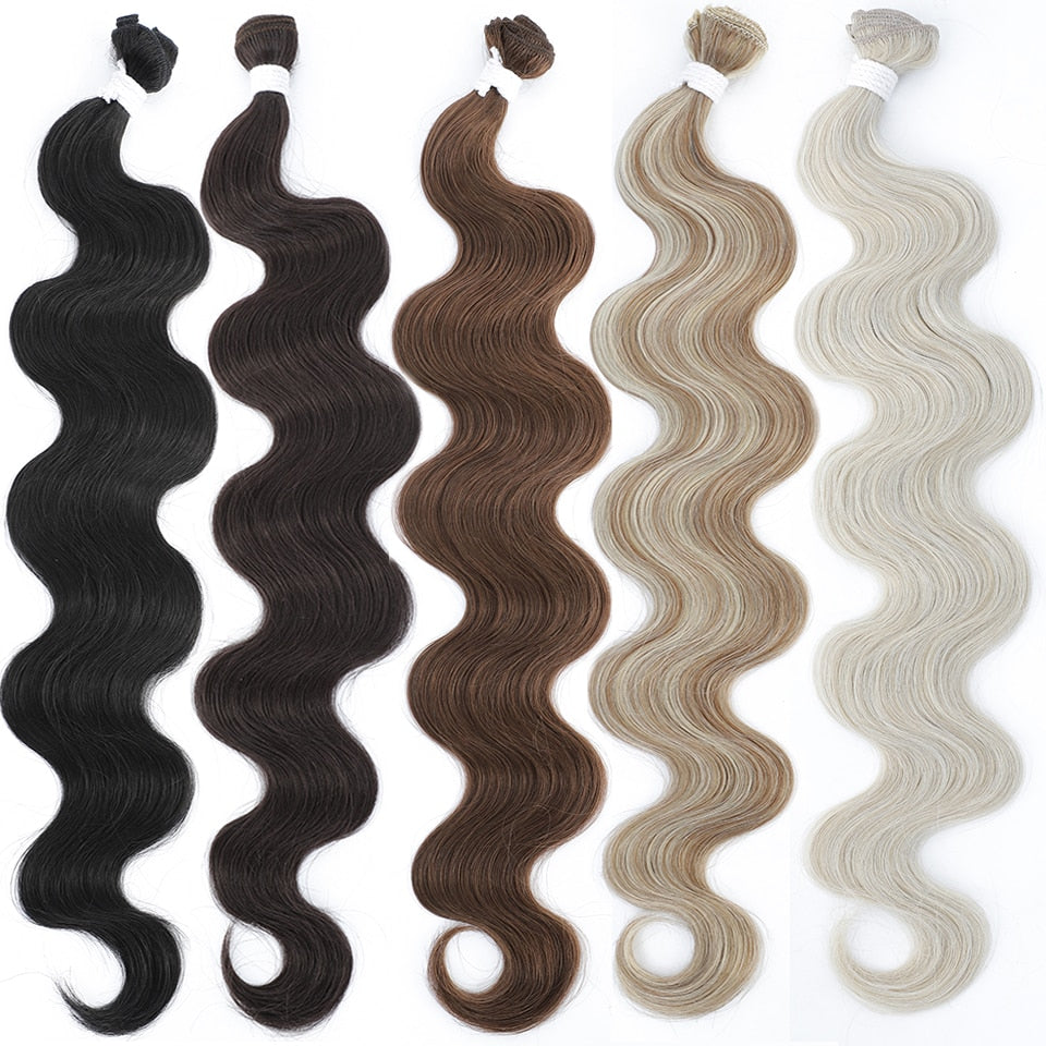 Synthetic Body Wave Hair Bundles