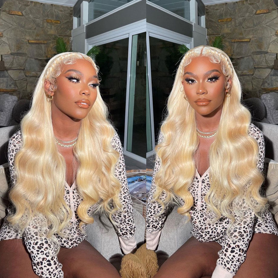 Blonde Wig 613 Lace Frontal Wig