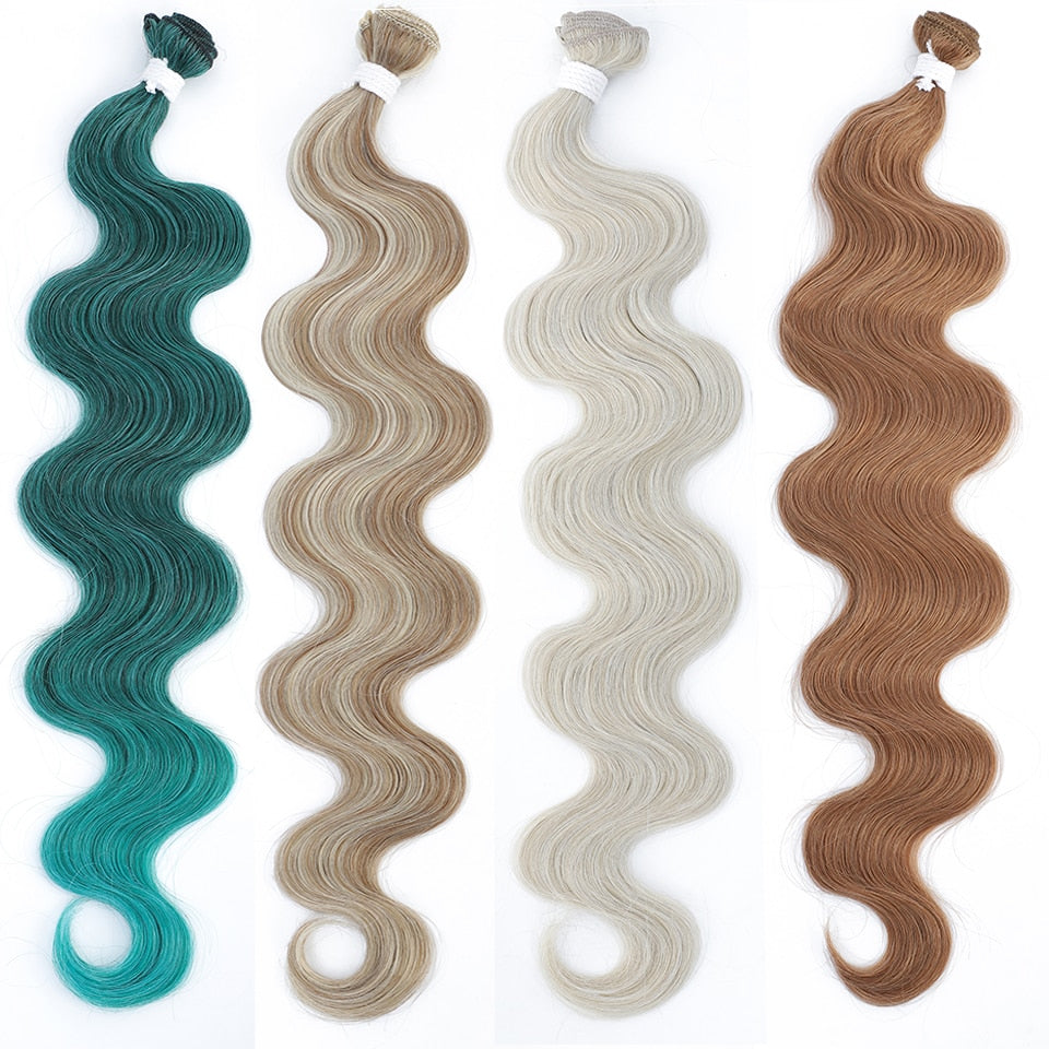 Synthetic Body Wave Hair Bundles