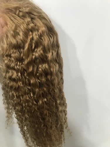 Honey Blonde Water Wave Wig