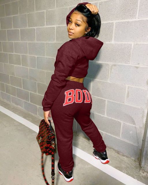 BAWDY Set Hoodie and Sweatpants