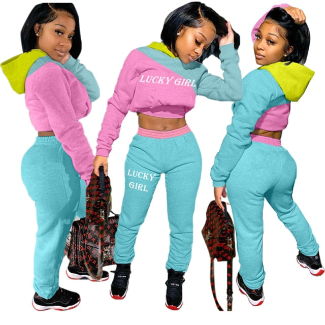 BAWDY Set Hoodie and Sweatpants