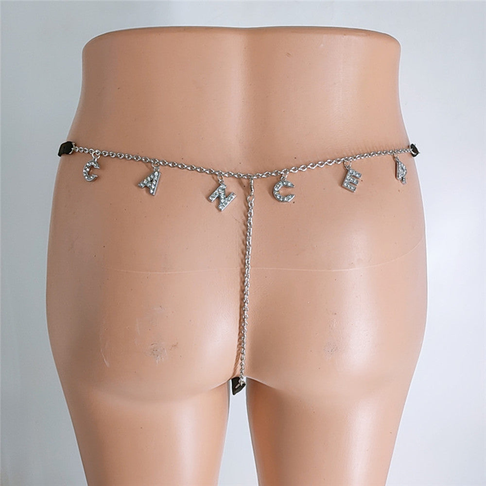 Hot Sexy  Zodiac Waist Chain