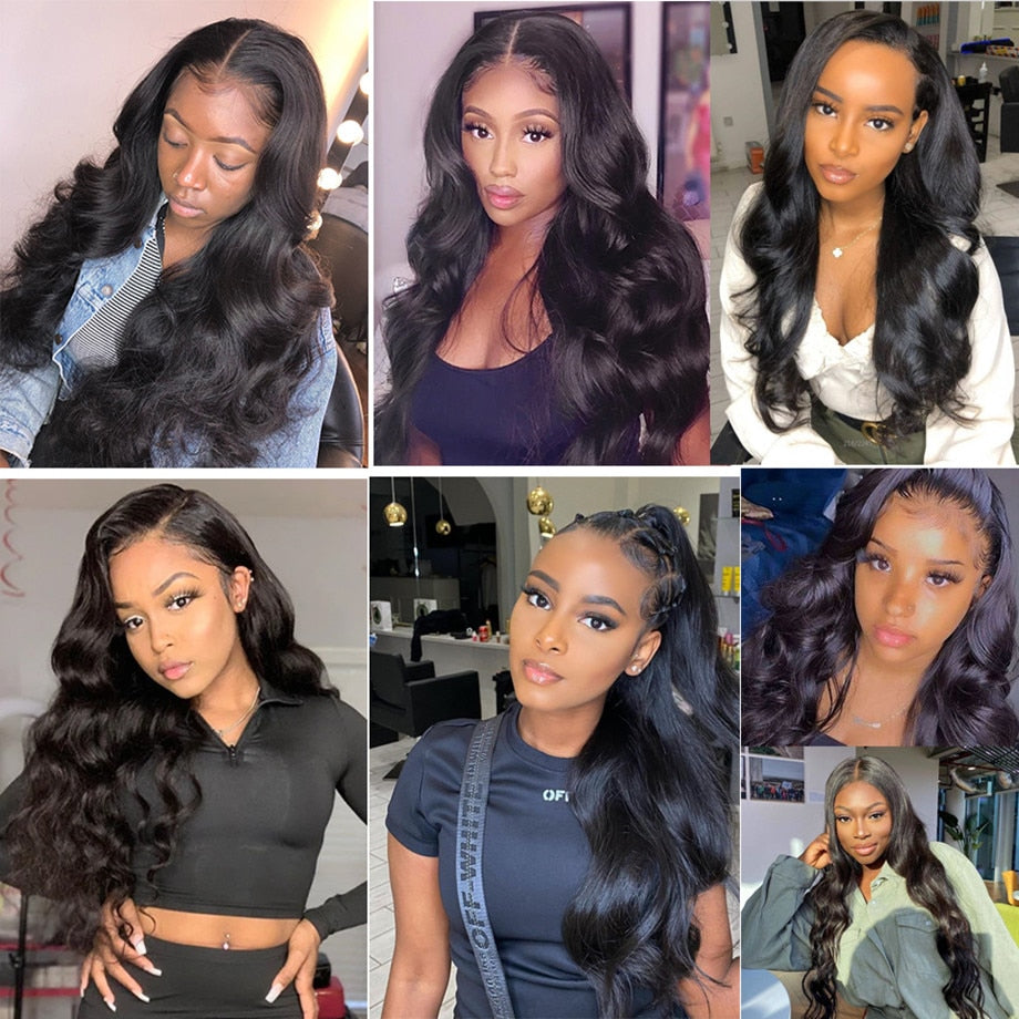 30 40inch Loose Body Wave Bundles With Closure Or Frontal